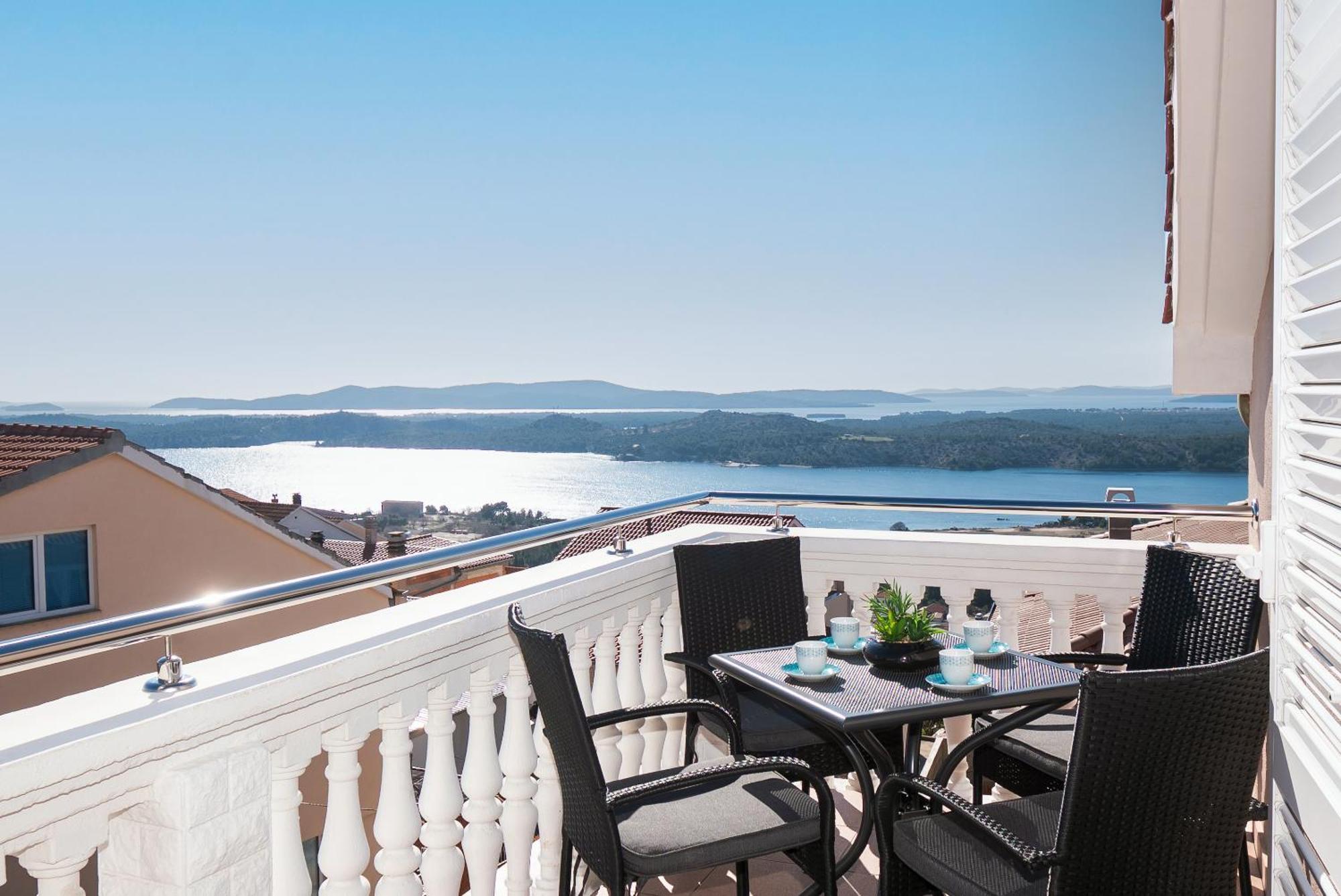 Apartment Exclusive View Sibenik Bagian luar foto